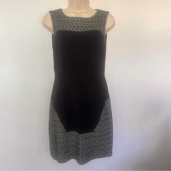 Tibi Women’s Black and White Geometric Patterned Dress Size 4 - Picture 1 of 11
